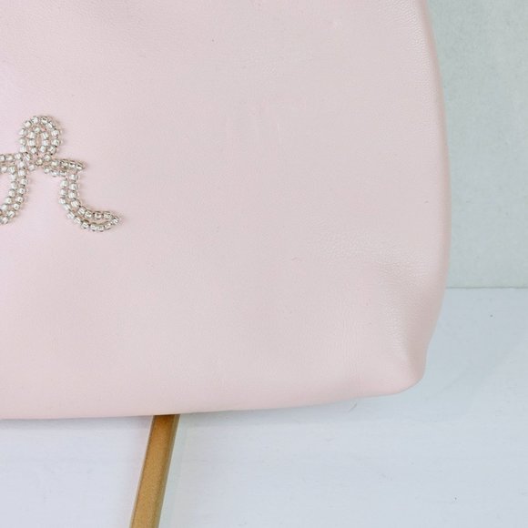 Dior Beaute, Christian Dior Pink Beaded Clutch Make-up Bag Handbag, NWOT - Picture 4 of 12